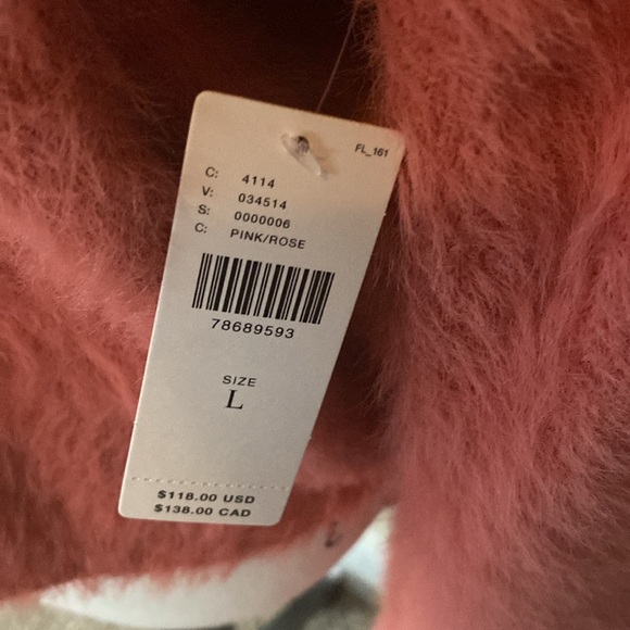 NWT Anthropologie Pilcro Cropped Eyelash sweater size L - Picture 4 of 12